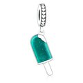 925 Sterling Silver Popsicle Pendant Bead Bracelet