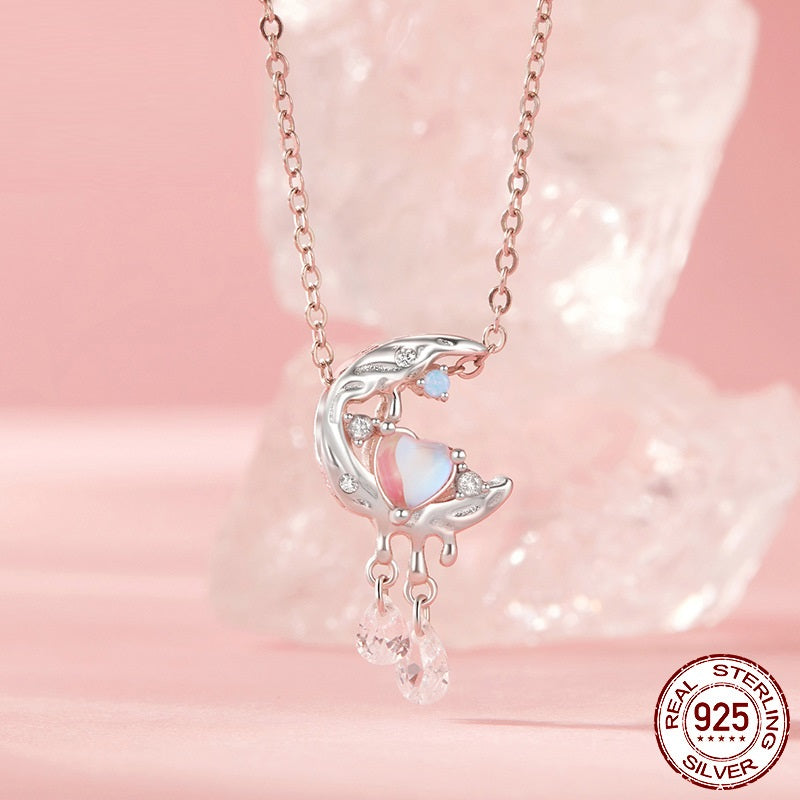 Moonlight Beaded Diy Bracelet 925 Silver Bead Ornament Accessories