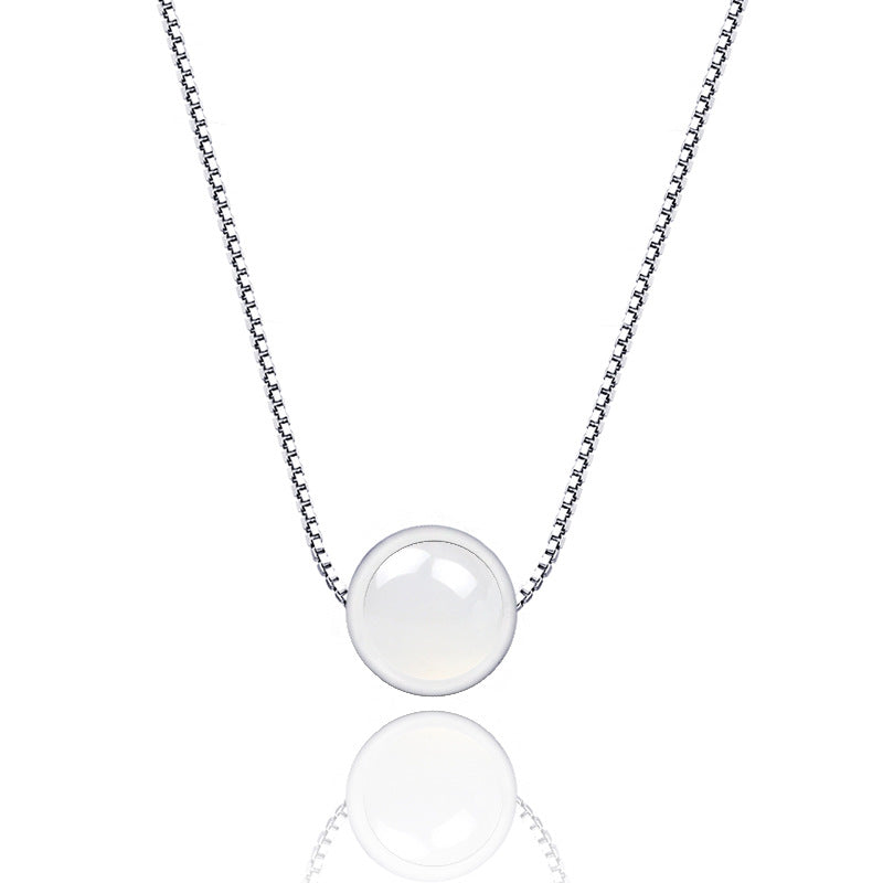 925 Sterling Silver Strawberry Quartz Necklace